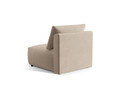 Modul pentru canapea, 1 loc, Chris-184, Micadoni Home, 100x85x80 cm, catifea, ecru