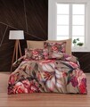 Lenjerie de pat dubla 3 piese, 470, Pearl Home, Poliester Satinat