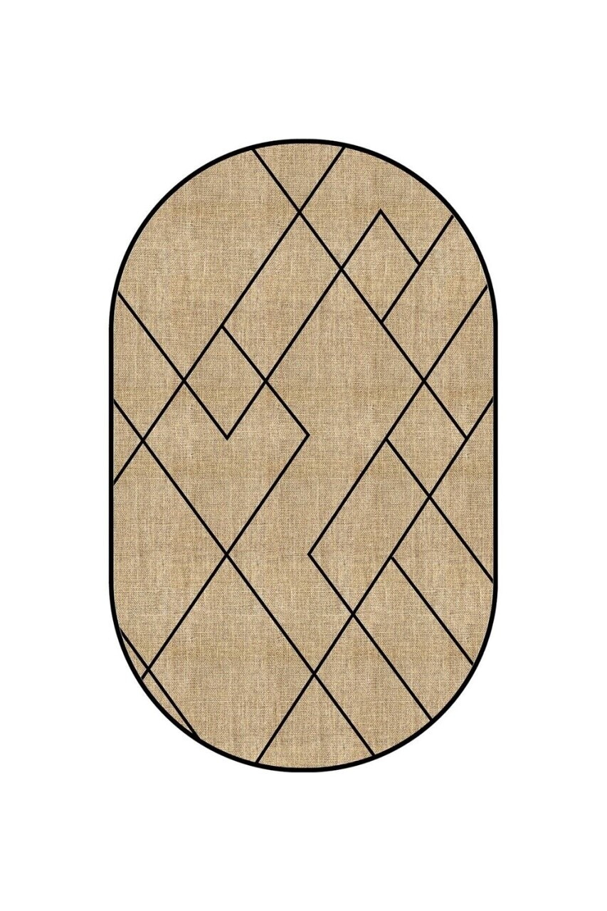 Covor, DC-0001163-113, 120x200 cm, Poliester, Negru — imaginea 2