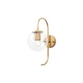 Aplica de perete, Jewel - 10560, Fulgor, 15 x 27 x 36 cm, 1 x E14, 15W, auriu