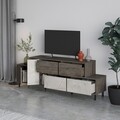 Comoda TV, Decortie, Hermes Lagina, 171.2 x 60 x 35.6 cm, pal melaminat, multicolor