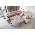 Coltar extensibil dreapta 4 locuri ELTAP, RT-18SO, Noble, 255x201x100 cm, lemn/poliester, bej