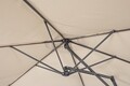 Umbrela pentru gradina / terasa, Sorrento, Bizzotto, Ø 300 cm, stalp Ø 48 mm, otel/poliester, natural