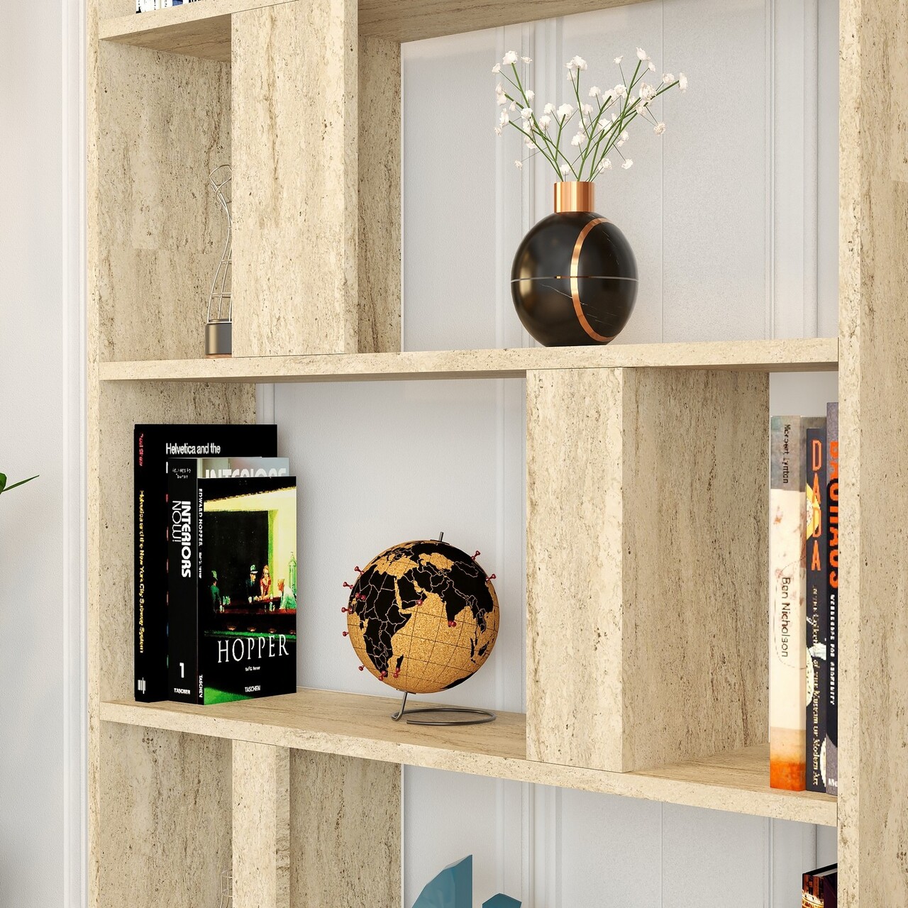 Corp biblioteca, Hommy Craft, Lima, Travertin - 2 | YEO