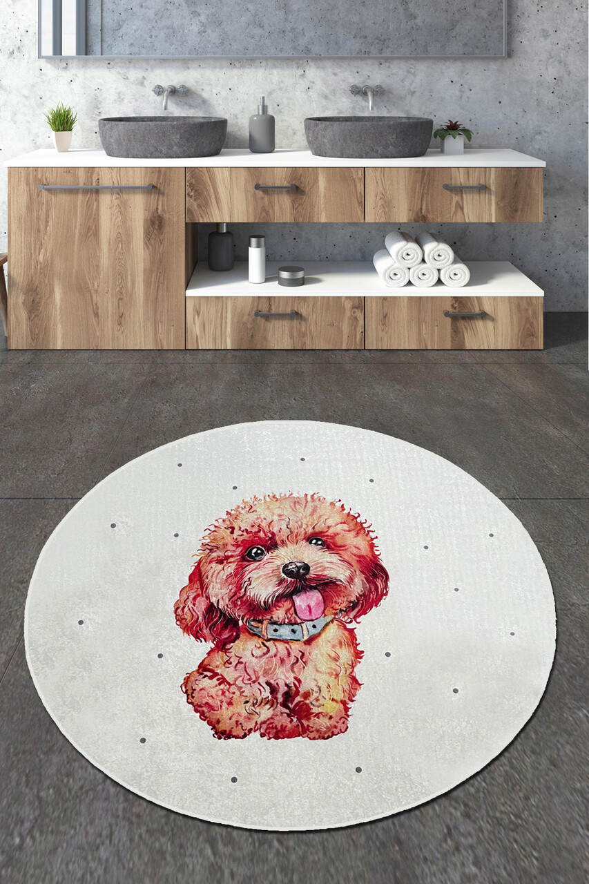 Covoras de baie, Chilai Home, Terrier Djt (200 cm), Poliester, Multicolor