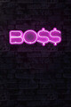 Decoratiune luminoasa LED, BOSS, Benzi flexibile de neon, DC 12 V, Roz
