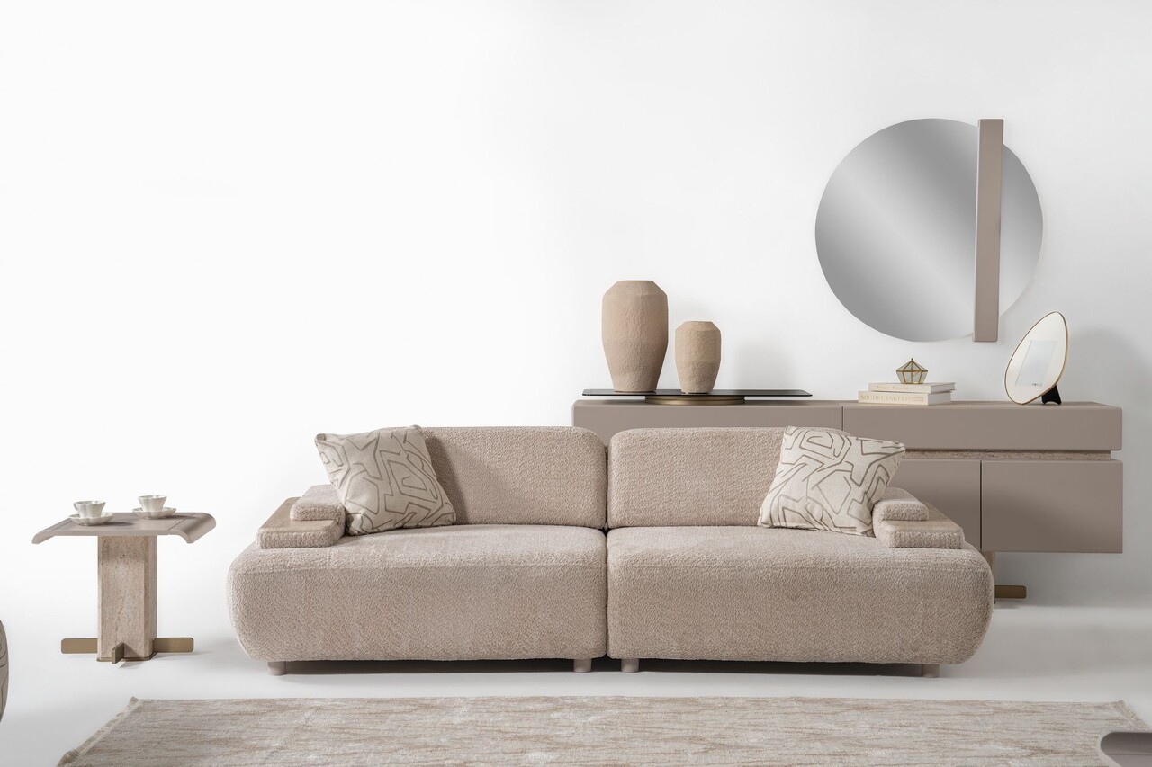 Canapea 3 locuri, Atelier del Sofa, 345DRX1101, Bej