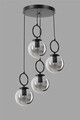 Lustra, Stala, 846STL2820, Metal, Negru