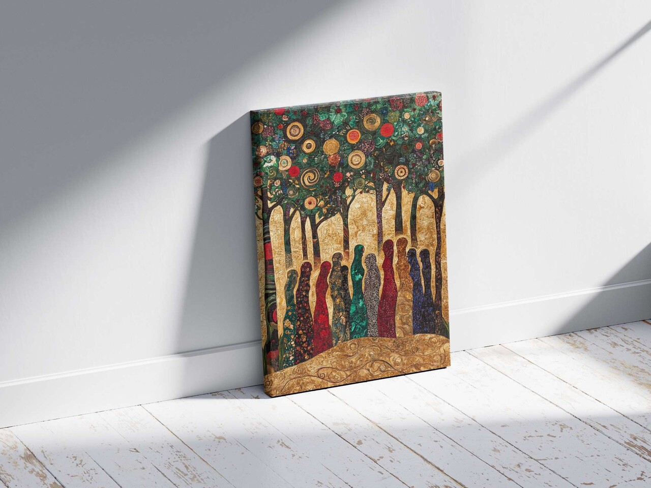 Tablou decorativ, YNS-1045-80 x 120, Lemn, Multicolor - view 3
