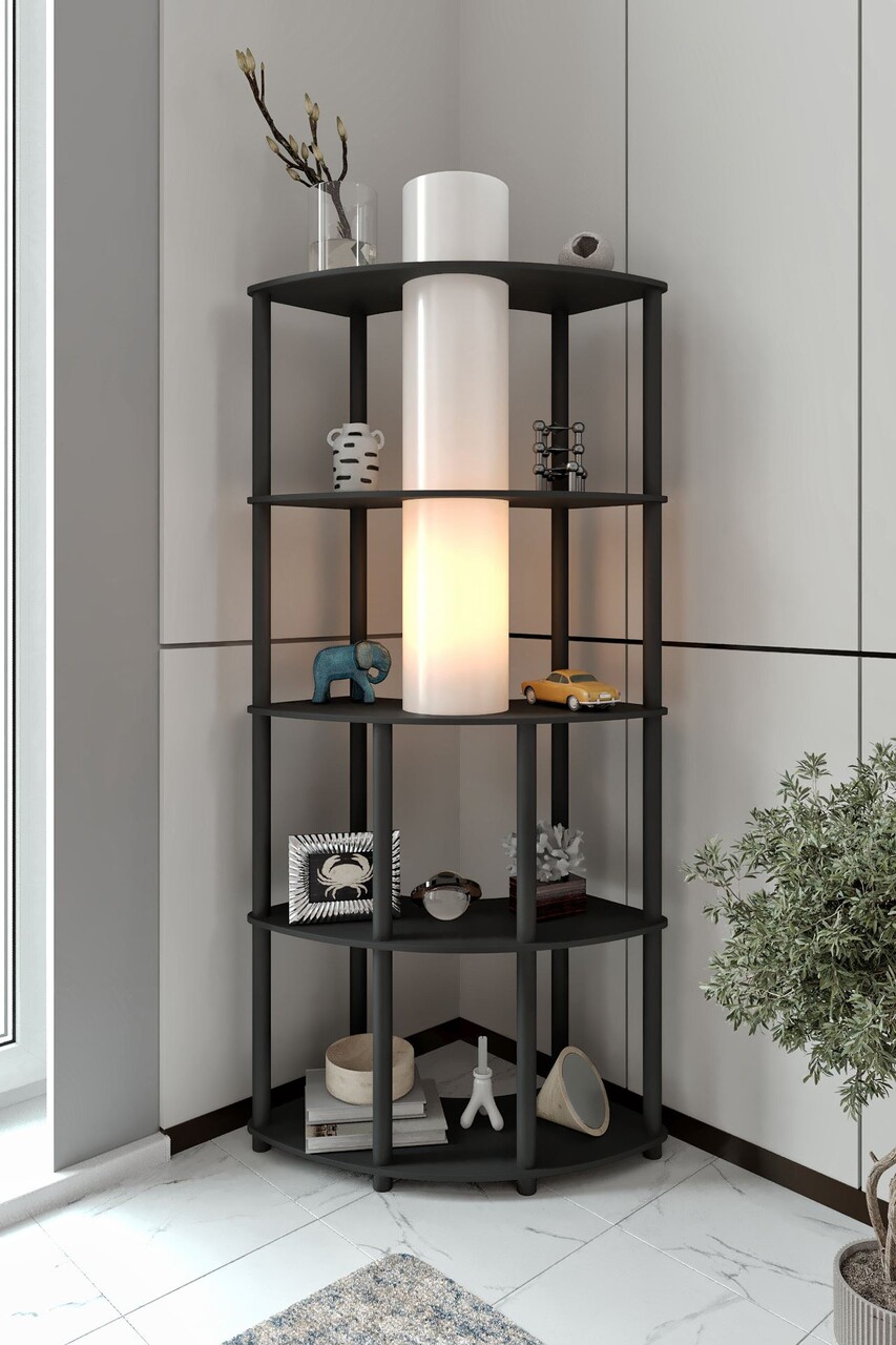 Lampadar, L'essentiel Maison, 666PTR1149, Negru