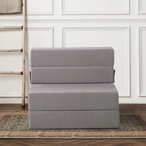 Fotoliu extensibil, Atelier del Sofa, 363SLD1155, Cover: 100% LINEN FABRIC, Gri