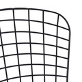 Scaun Industrial, Homla, 58x54x80 cm, metal/piele ecologica, negru
