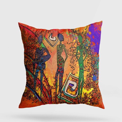 Perna, a11968, 43x43 cm, 50% bumbac / 50% poliester, multicolor