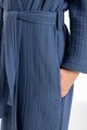 Halat de baie pentru copii, DC Home, Muslin, Bumbac , Albastru navy