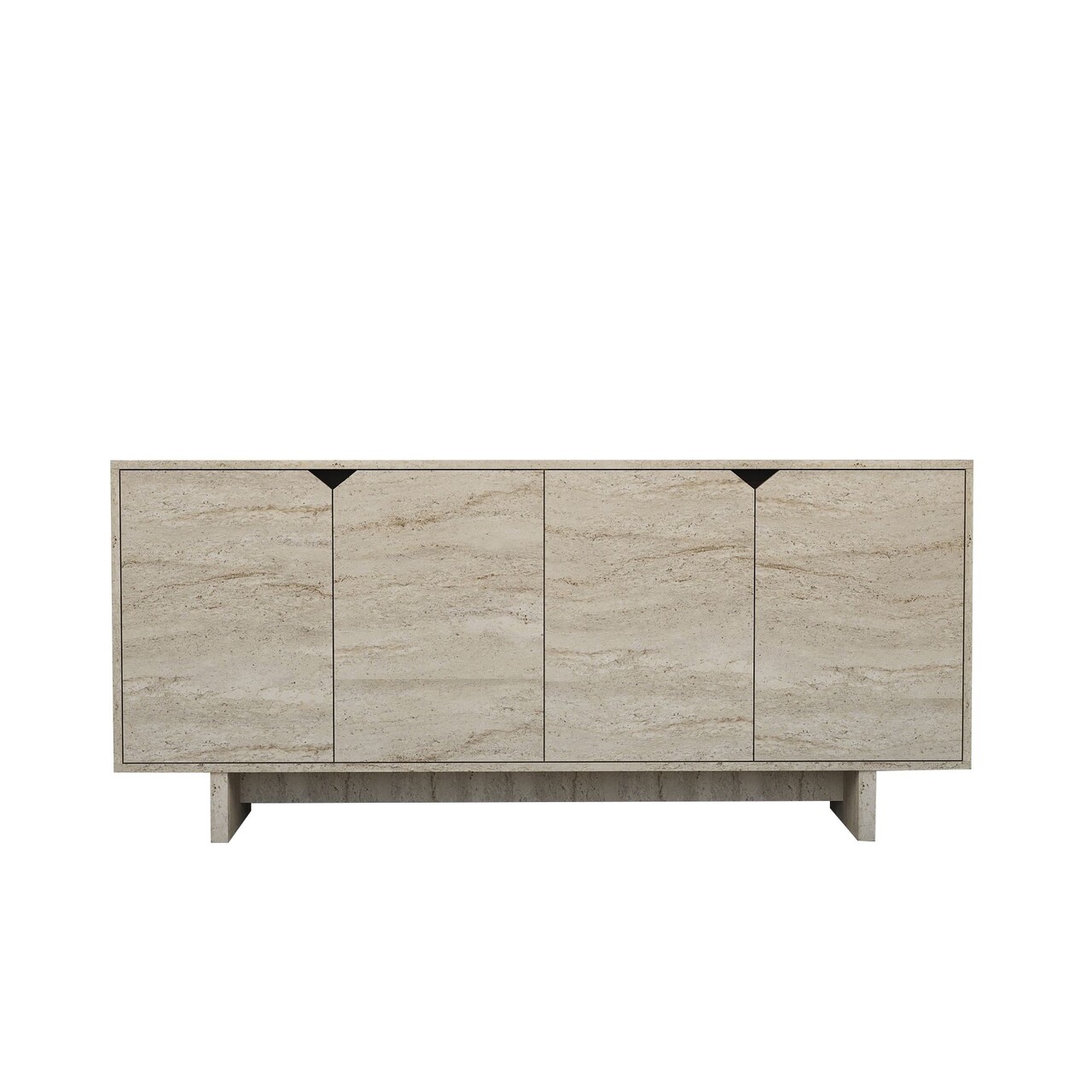 Consola, Hanah Home, Turan, 180x80.6x40 cm, Travertin - view 5