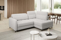 Coltar extensibil dreapta 3 locuri ELTAP, RT-01ROY, Barea, 208x160x100 cm, lemn/poliester, alb