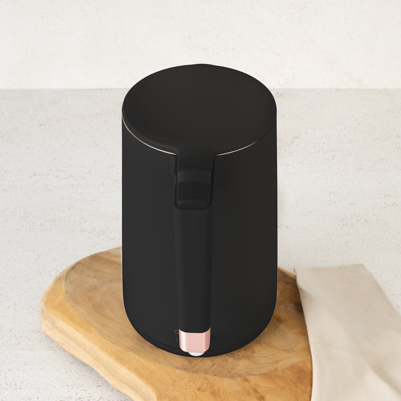 Ceainic electric cu pereti dubli Berlinger Haus, Black Rose, 1.7 L, plastic/inox, negru - imagine 4