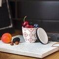 Bol cu capac pentru pranz, Villeroy & Boch, To Go Rose Dish S, inchidere etans, 80 ml, portelan premium/silicon