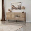 Consola, Neostill, Paris, 180x80x40 cm, MDF , Bronz / Aur