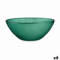 Set 6 boluri, Vivalto, 350 ml, Ø15 cm, sticla, verde