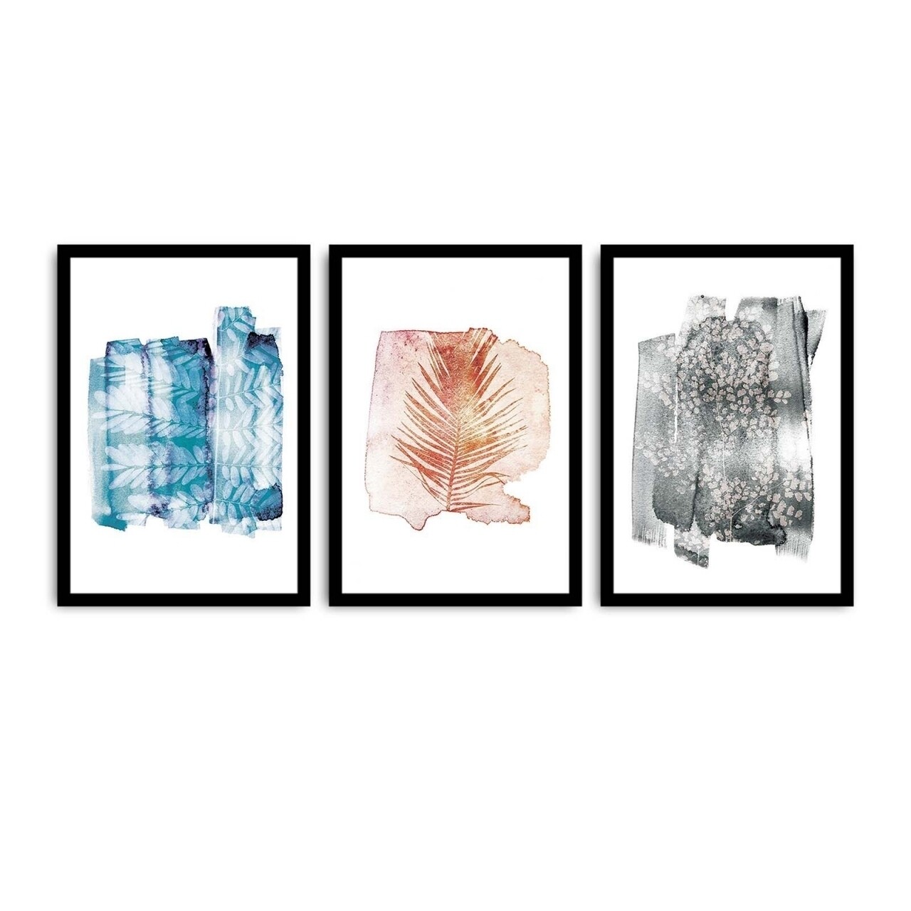 Set 3 Tablouri Decorative, Alpha Wall, Cryogenic, 36x51 Cm