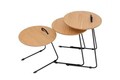 Set masute 3 piese, Howard, Metis, MDF , Natural