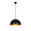 Lustra Sivani MR - 722, Opviq, 40 x 116 cm, 1 x E27, 40W, negru/auriu