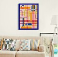 Tablou decorativ Modis -B, Mauro Ferretti, 60x80 cm, canvas/lemn de pin/plastic, multicolor