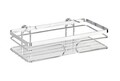 Polita pentru baie Premium, Wenko, 24x13.5x6.5 cm, inox, argintiu lucios