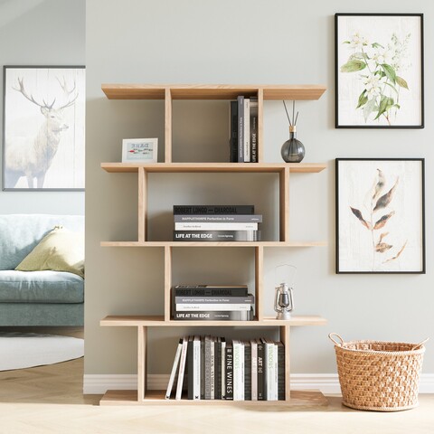Biblioteca harmon, colman, 90x25x127.4 cm, natural