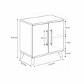 Noptiera, Hanah Home, Lumen, 51.5x57.6x32.2 cm, Antracit