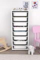 Dulap multifunctional, Estella, Cara 8N, Alb