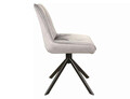 Scaun rotativ Boogie I Velvet, Signal, 53x45x89 cm, catifea/otel, gri/negru