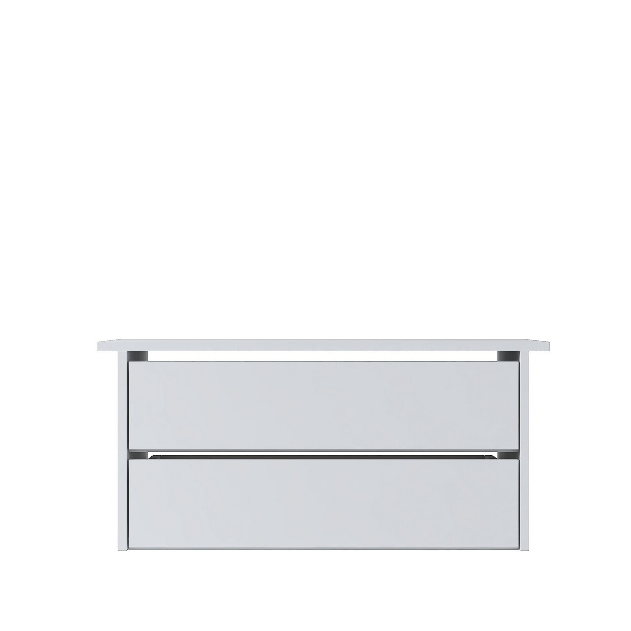 Dulapior, Hanah Home, BA139, 86.2x39.8x50 cm, PAL melaminat, Alb - view 5