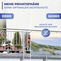 Folie paravan pentru balcon si gradina North Sea Coast, Maximex, 500x85 cm, PVC/poliamida, multicolor