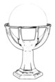 Lampa de exterior, Avonni, 685AVN1129, Plastic ABS, Alb/Negru