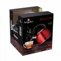 Ceainic cu fluier, Berlinger Haus, 3 L, inox,  Burgundy