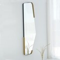 Oglinda decorativa, Neostill, Irregular, 60x120 cm, MDF , Negru