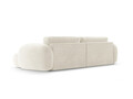 Coltar extensibil reversibil 4 locuri, Tonale, Cosmopolitan Design, 262x149x88 cm, catifea, ivoriu