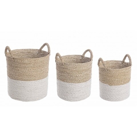 Set 3 cosuri, atena, bizzotto, Ø36x36 cm, iarba de mare
