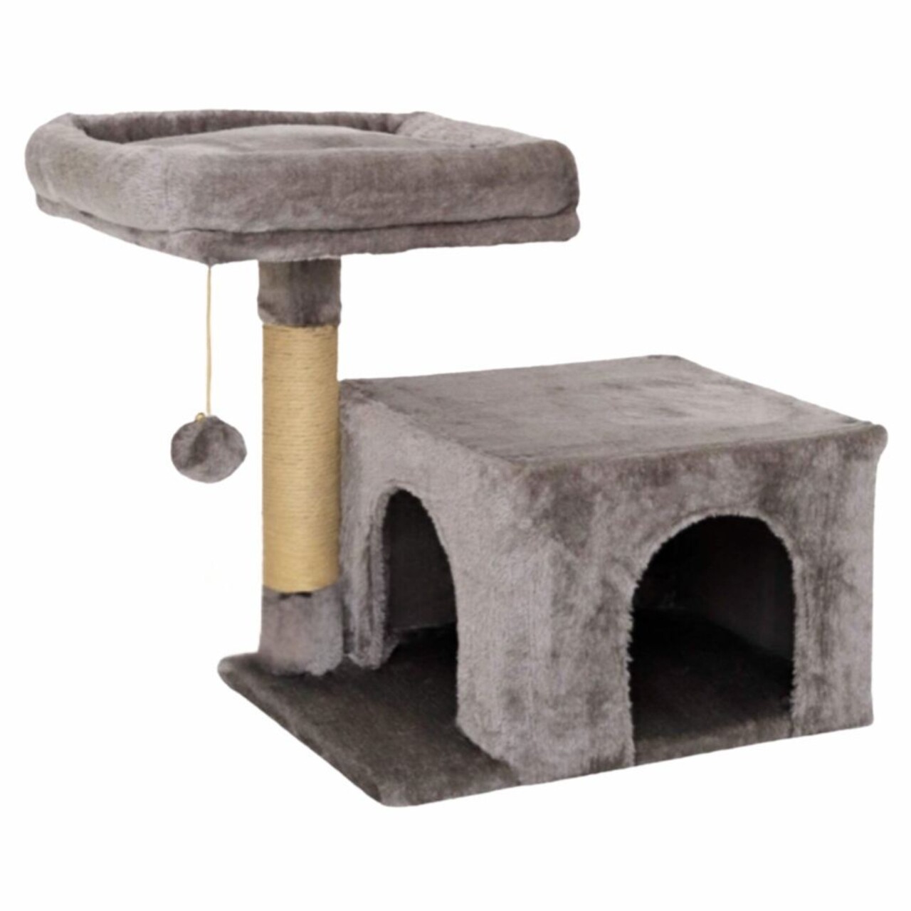 Casă pentru pisici, Paws &amp; Whiskers, Cairo, Tesatura Welsoft, Antracit - view 2