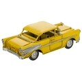 Decoratiune Car, Creaciones Meng, 16.5x6.5 cm, metal, galben