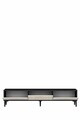 Comoda TV, Hanah Home, Didema 180, 180x40.5x30 cm, Antracit / Travertin
