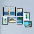 Set 6 tablouri decorative, SET_120, Lulu, 24x29 cm/24x44 cm, plastic