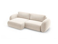 Coltar extensibil reversibil 4 locuri, Tonale, Cosmopolitan Design, 262x149x88 cm, tesatura chenille, bej deschis