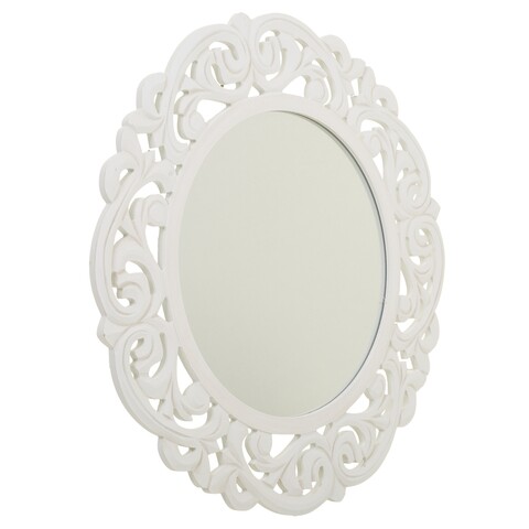 Oglinda decorativa Creaciones Meng, 60x2x60 cm, lemn de pin/MDF