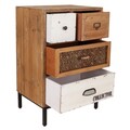 Comoda Collector, Creaciones Meng, 48x36.5x72.5 cm, lemn de brad
