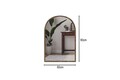 Oglinda decorativa, Siam, Brilya, 60x90x2.2 cm, Maro