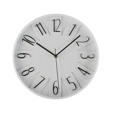 Ceas de perete Justin, Versa, Ø30 cm, alb/negru mezoni.ro imagine noua 2022