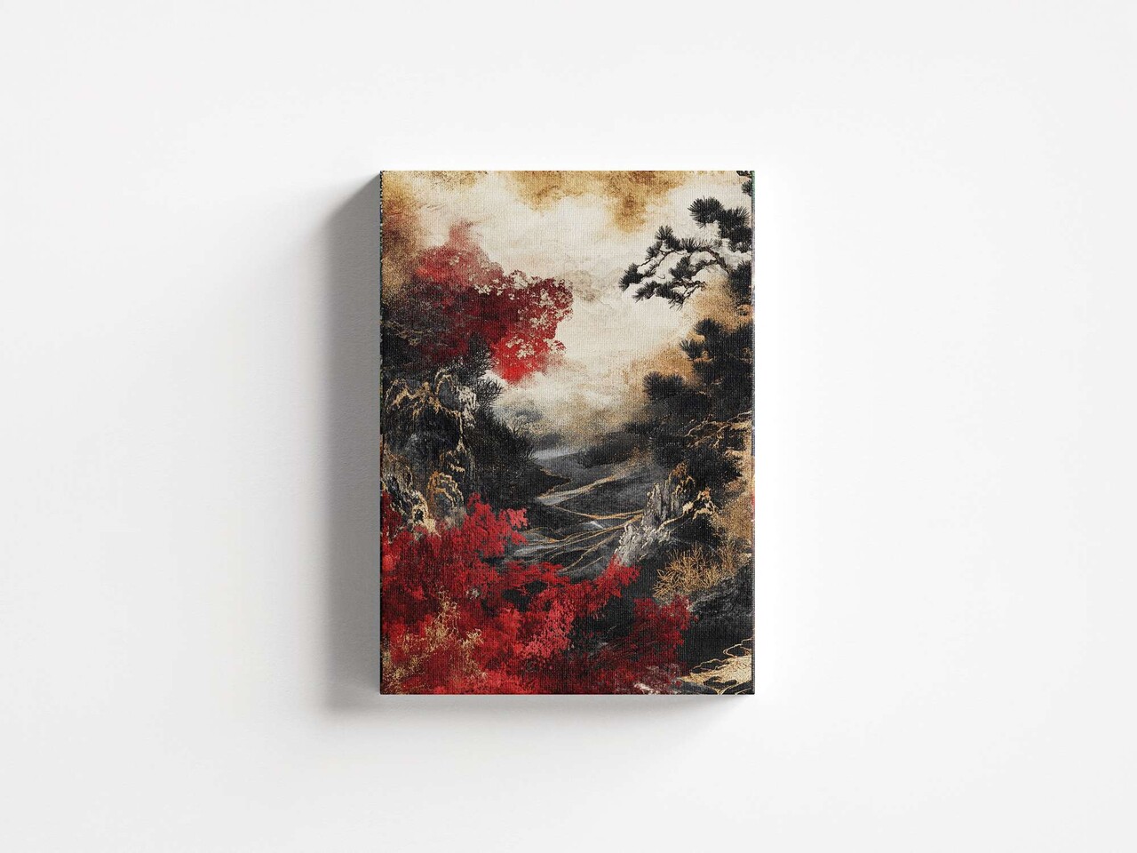 Tablou decorativ, YNS-1029-45 x 70, Lemn, Multicolor - view 4